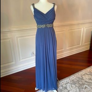 Cachet Gown with Rhinestone Detailing